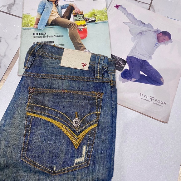 Five Four Ultra Clean Premium Jeans Sz 34 - Picture 1 of 10